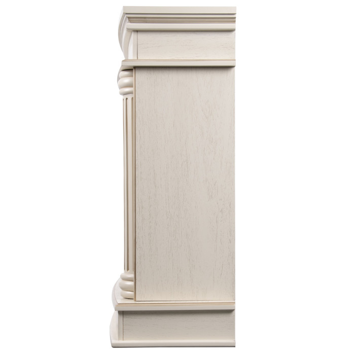 Каминокомплект: Очаг Royal Thermo Aurora RTFP/P-AR60LS, портал Olympia 60 сл. кость с зол. патиной