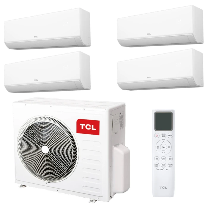 Мультисистема TCL TACO-4FM32INV/R + 4×TACM-TP09INV/R (BreezIN PRO)