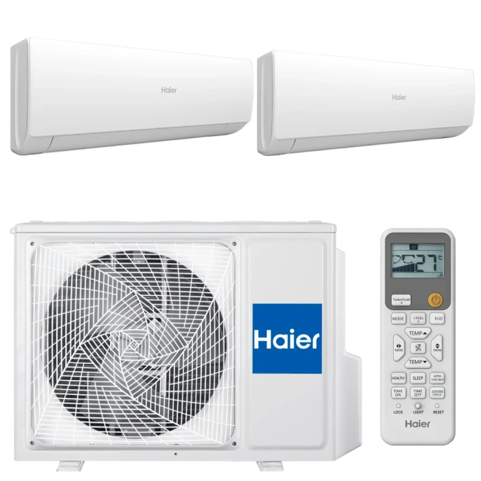 Мультисистема Haier 2U40S2SM2FA + 2×AS20SS1HRA-M (Spirit-M)