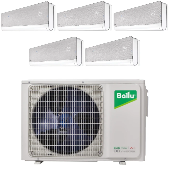 Мультисистема Ballu BM5OI-FM/out-42HN8_V1/EU + 5×BSNI-FM/in-10HN8_V1/EU