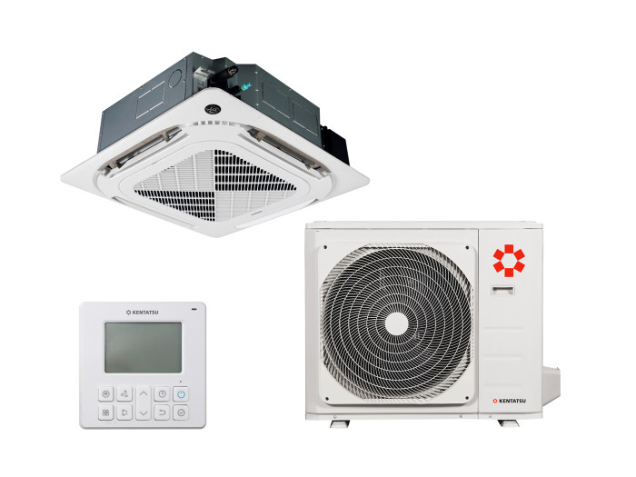 Сплит-система кассетного типа Kentatsu KSVG140HFAN1/KSUTG140HFAN3/KPU95-DR серии KSVG/KSUTG