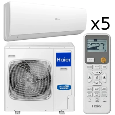 Мультисистема Haier 5U90S2SS5FA + 5×AS20SS1HRA-M (Spirit-M)