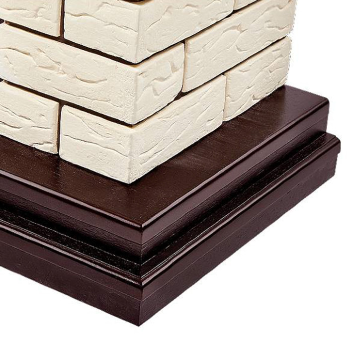 Каминокомплект: Очаг Electrolux 2720RLS N, портал Bricks 25 камень беж, шпон т.д.