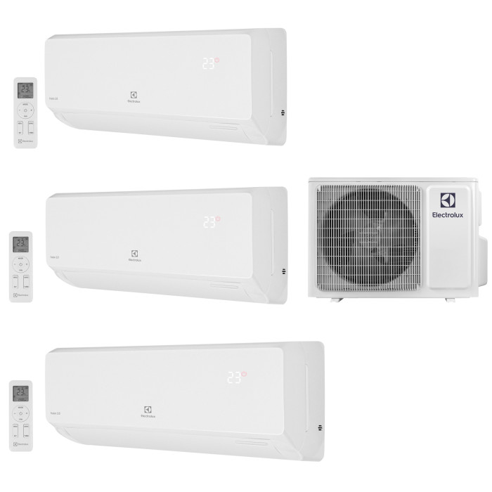 Мульти сплит-система Electrolux EACS/I-12+07+07 НMB FMI-24-3/N8_ERP на 3 комнаты