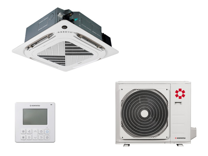 Сплит-система кассетного типа Kentatsu KSVT105HFAN3R/KSUR105HFAN3L/KPU95-DR серии KSVT-R/KSUT-L