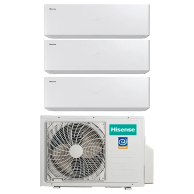 Мультисистема Hisense AMW3-24U4RJC + 3×AS-10UW4RXVQH00AG (VISION PRO FREE Match DC Inverter)