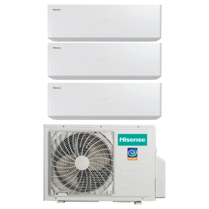 Мультисистема Hisense AMW3-24U4RJC + 3×AS-10UW4RXVQH00AG (VISION PRO FREE Match DC Inverter)